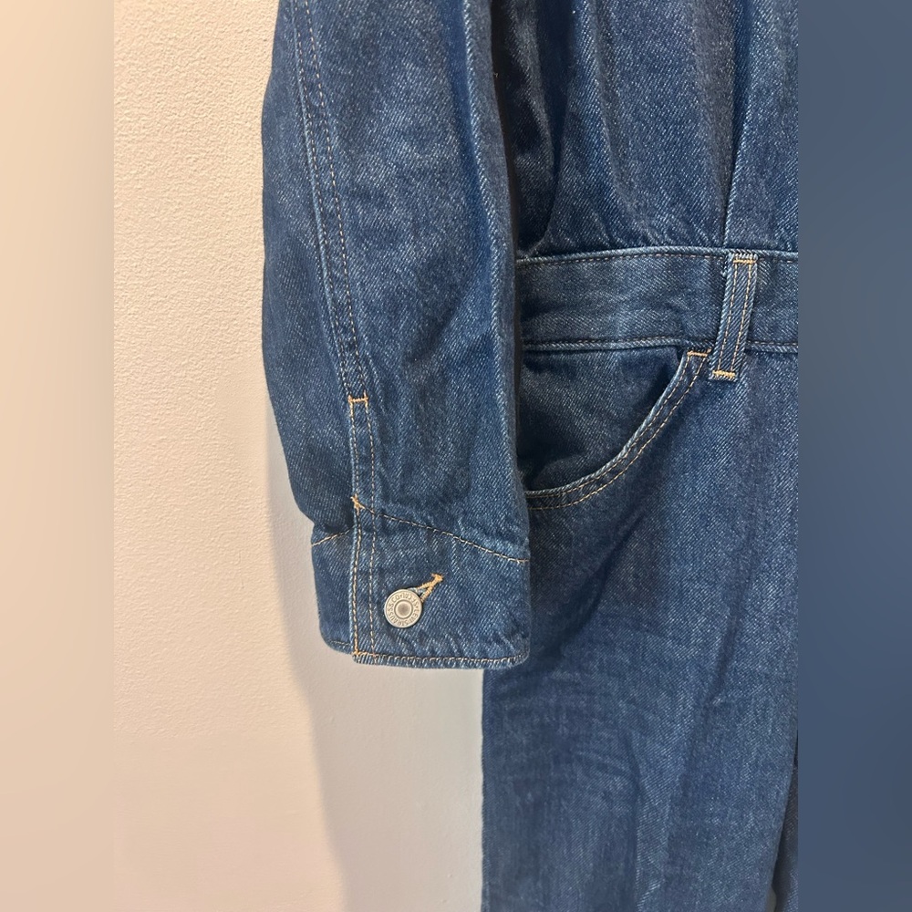Levi's Women's Dark Blue Western Jumpsuit 25 EUC - Picture 7 of 12